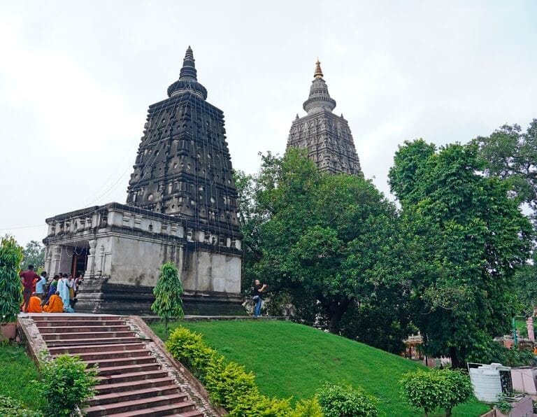 Animisa Lochana Stupa , Mahabodhi Temple , Bodh Gaya , India