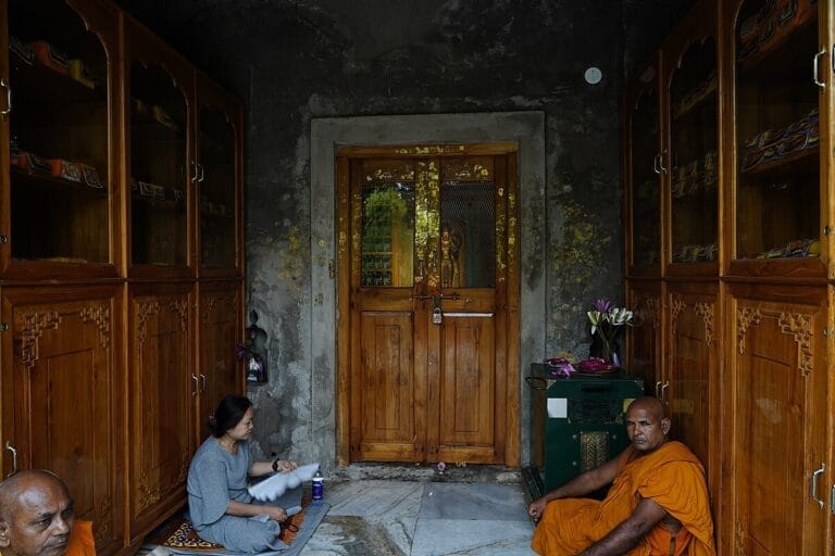 Animisa Lochana Stupa , Mahabodhi Temple , Bodh Gaya , India